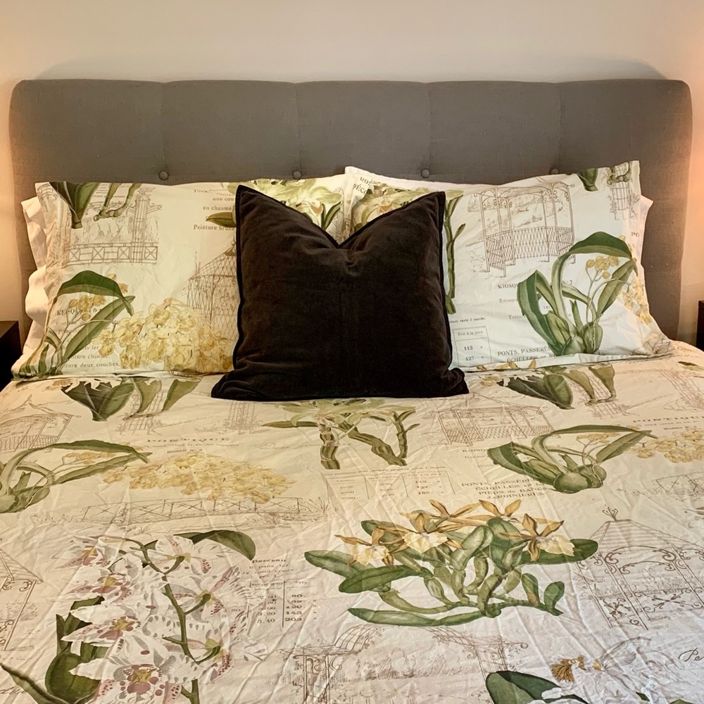 Pottery Barn Organic Cotton Duvet and Shams